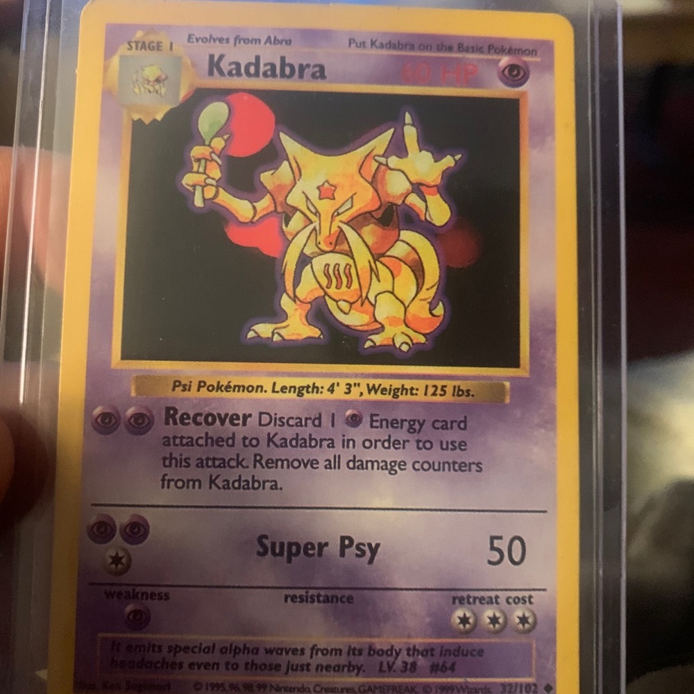 Shadowless Kadabra 32/102